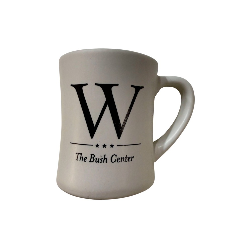 RFSJ The Bush Center George W Bush‎ Presidential Library White Coffee Mug USA